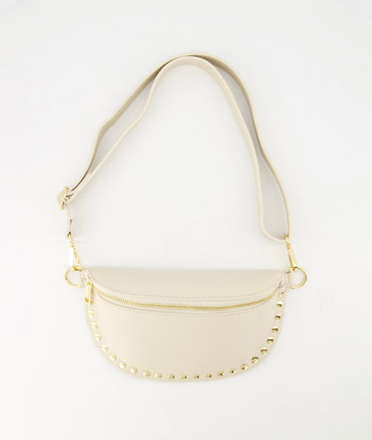 TAS DEBBY LEATHER - CREME