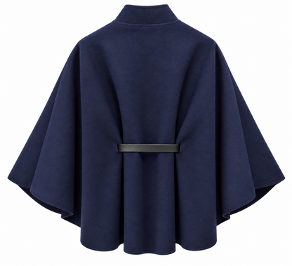 PONCHO VEST NAVY Kinaofashionboutique