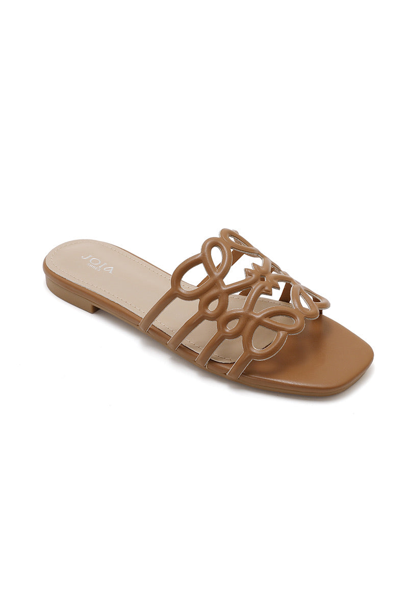 SLIPPERS ROMY CAMEL