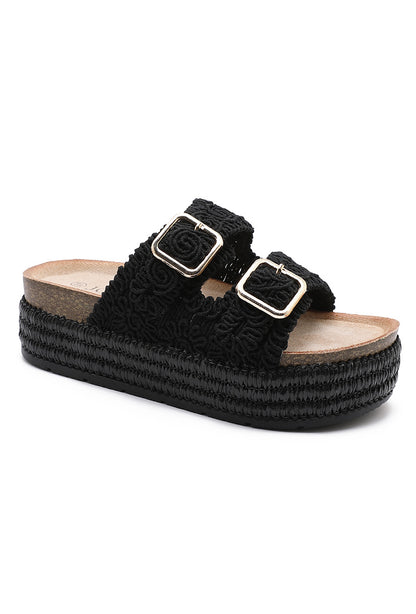 SLIPPERS MACEY ZWART