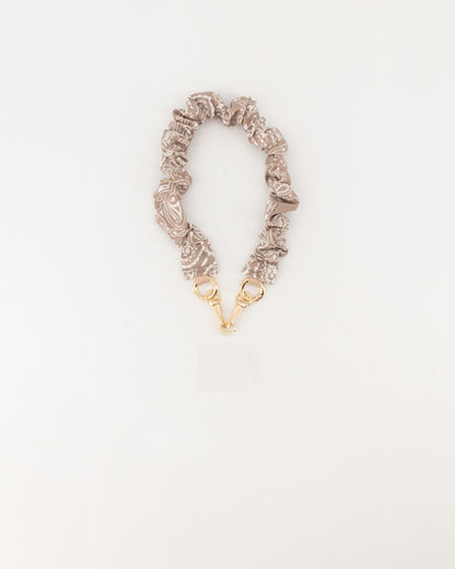 TELEFOONKOORD BANDANA TAUPE