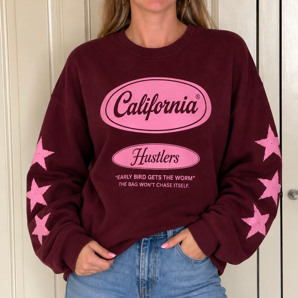 SWEATER CALIFORNIA BORDEAUX