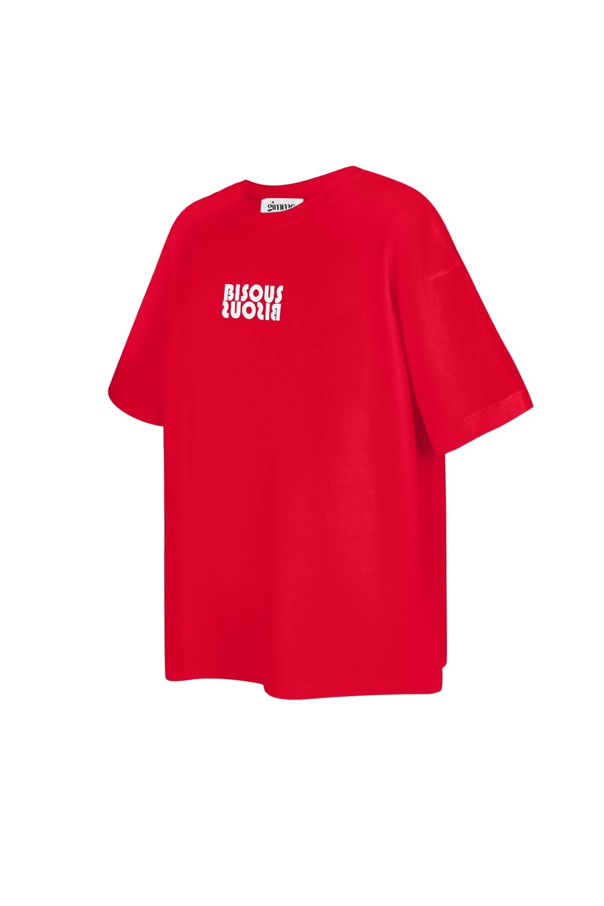 T-SHIRT BISOUS ROOD