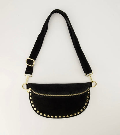 TAS DEBBY SUEDE - ZWART