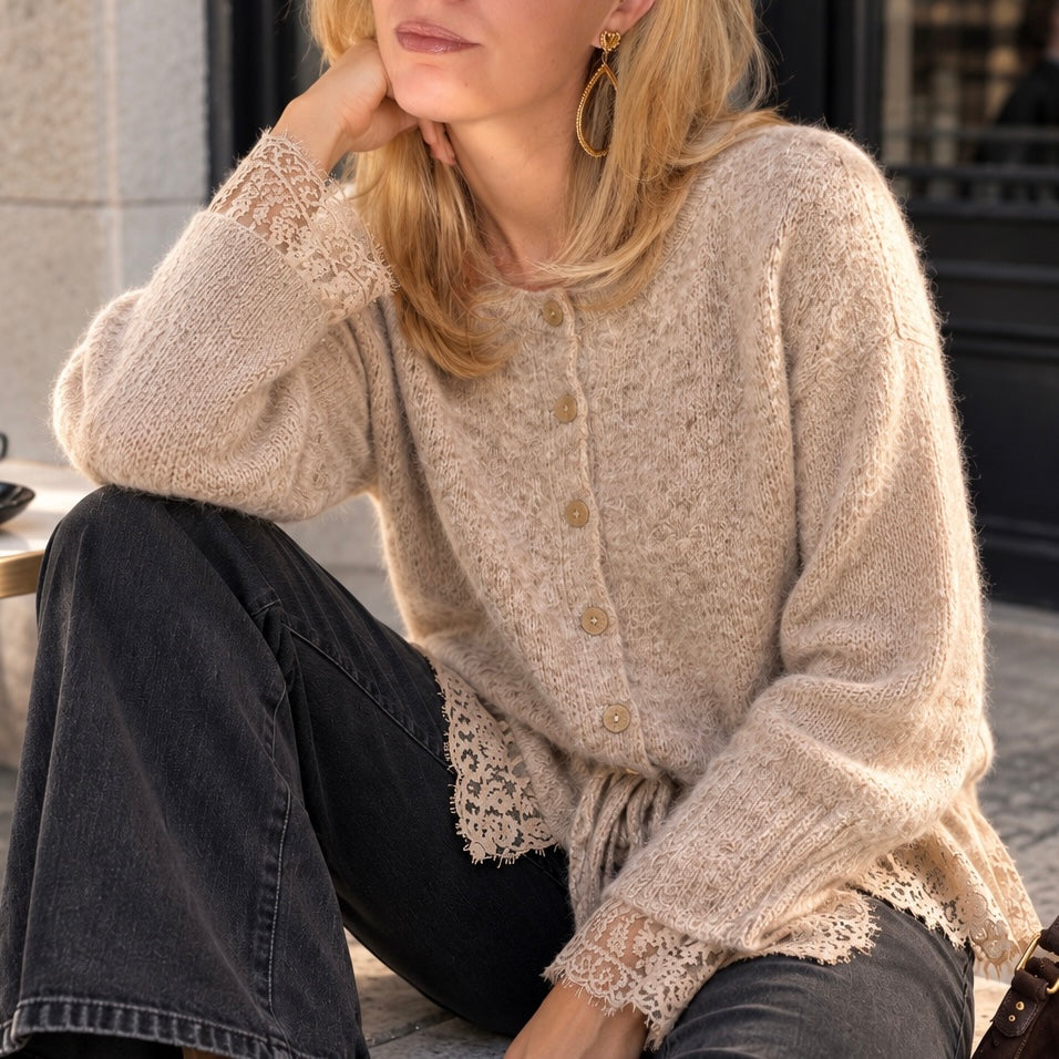 VEST HAILEY TAUPE Kinaofashionboutique