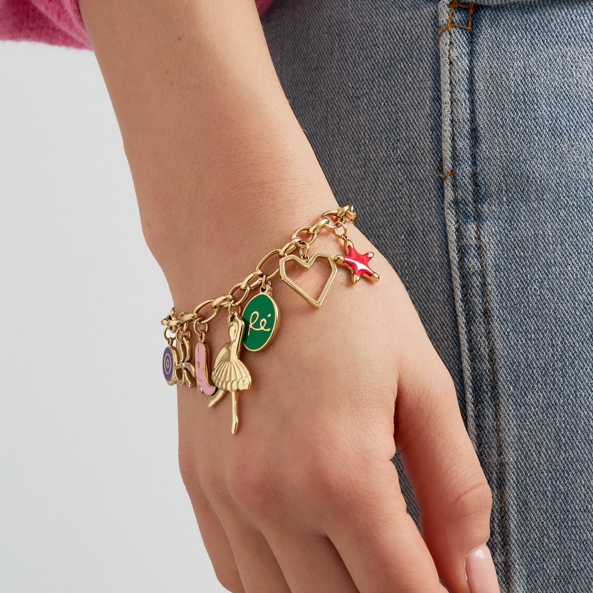 ARMBAND BOBBIE ZILVER