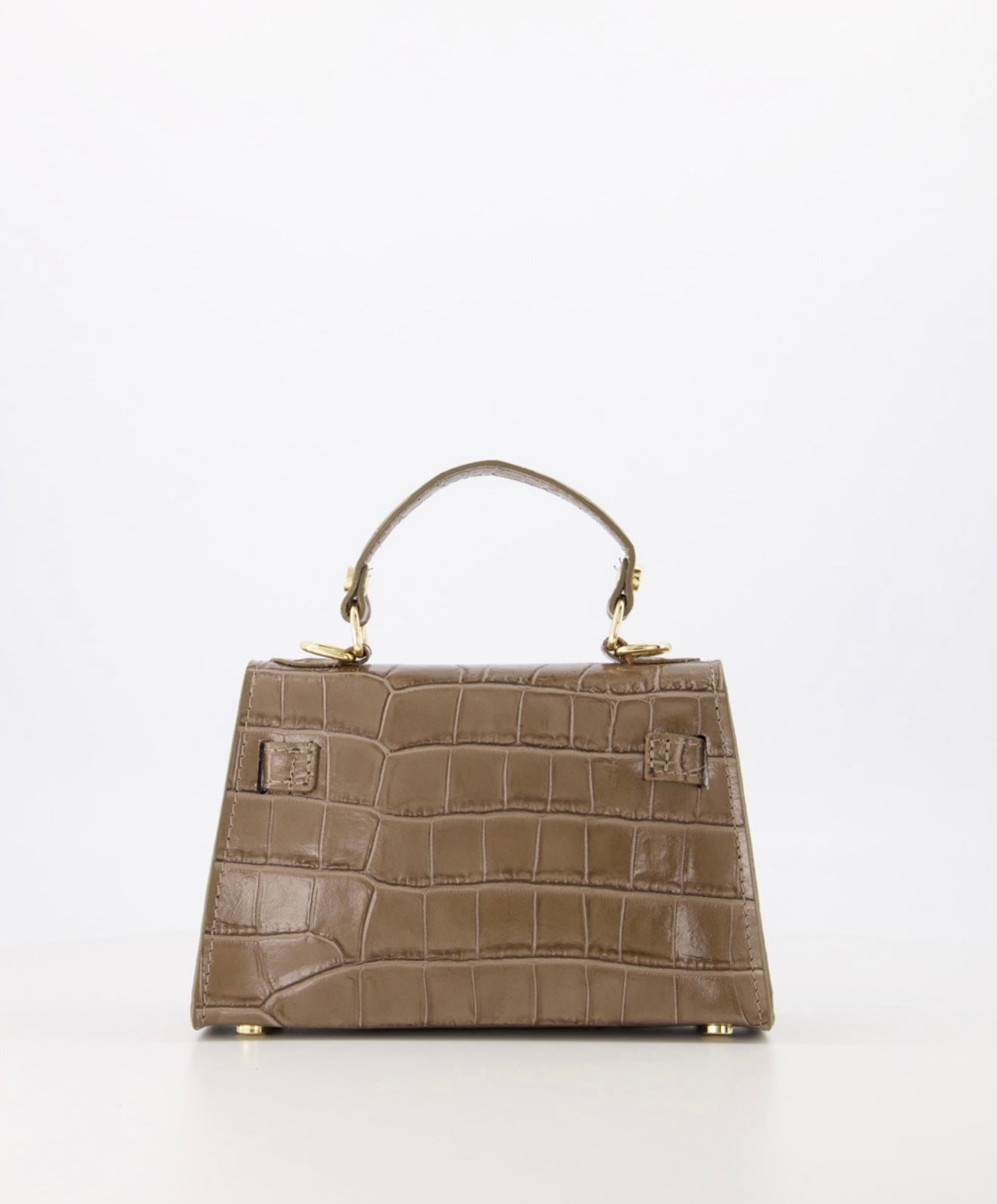 TAS GRACE CROCO - TAUPE