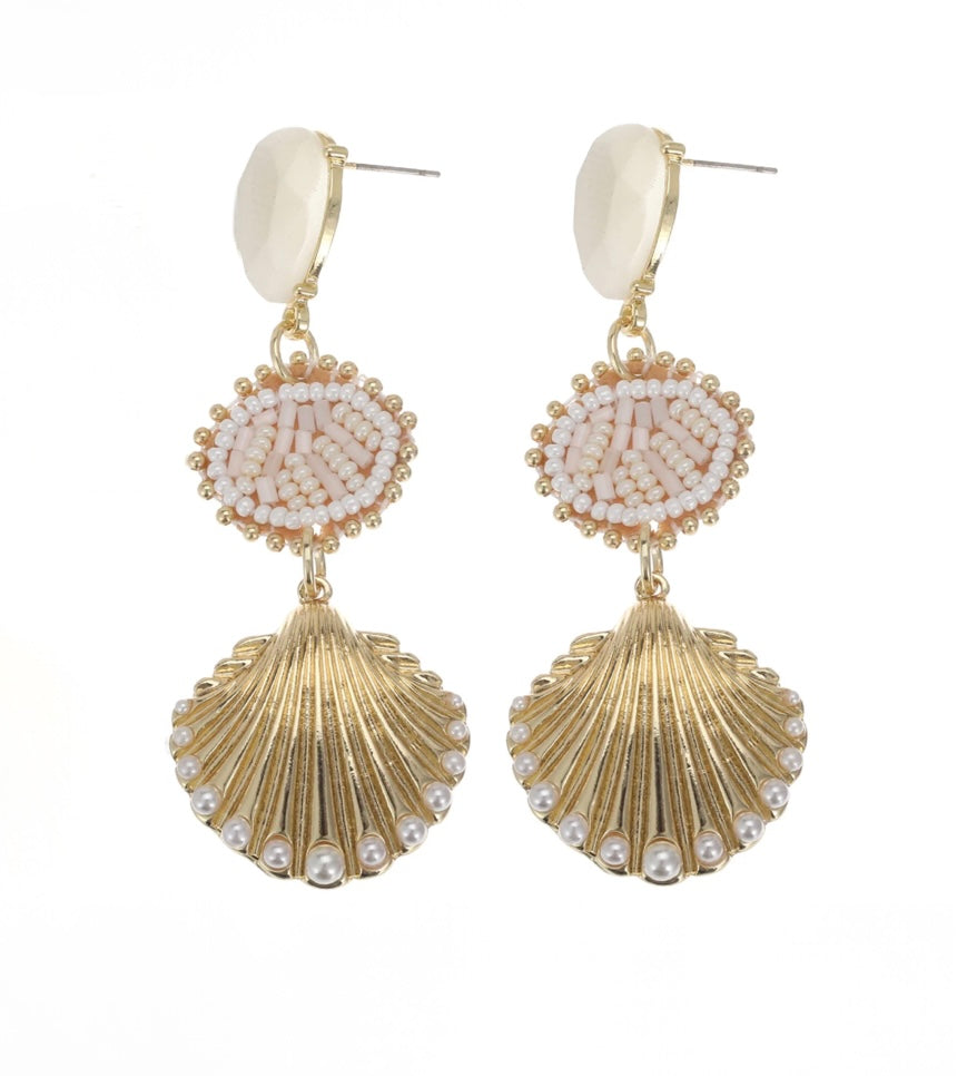 OORBELLEN SCHELP GLAMOUR - CANDY SWEET COLLECTIE