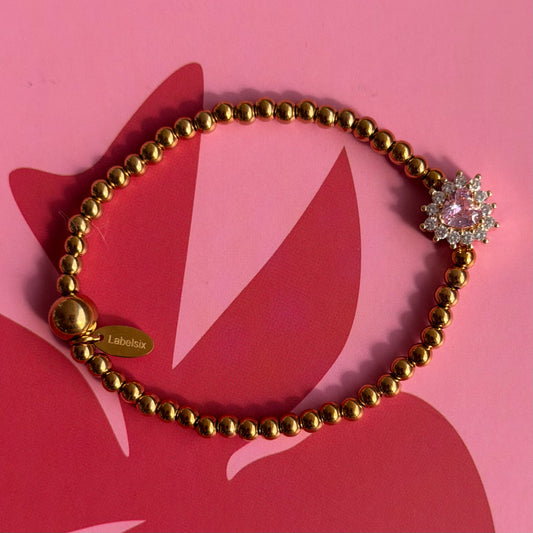 ARMBAND SPRAKLE ROSE - LABEL SIX