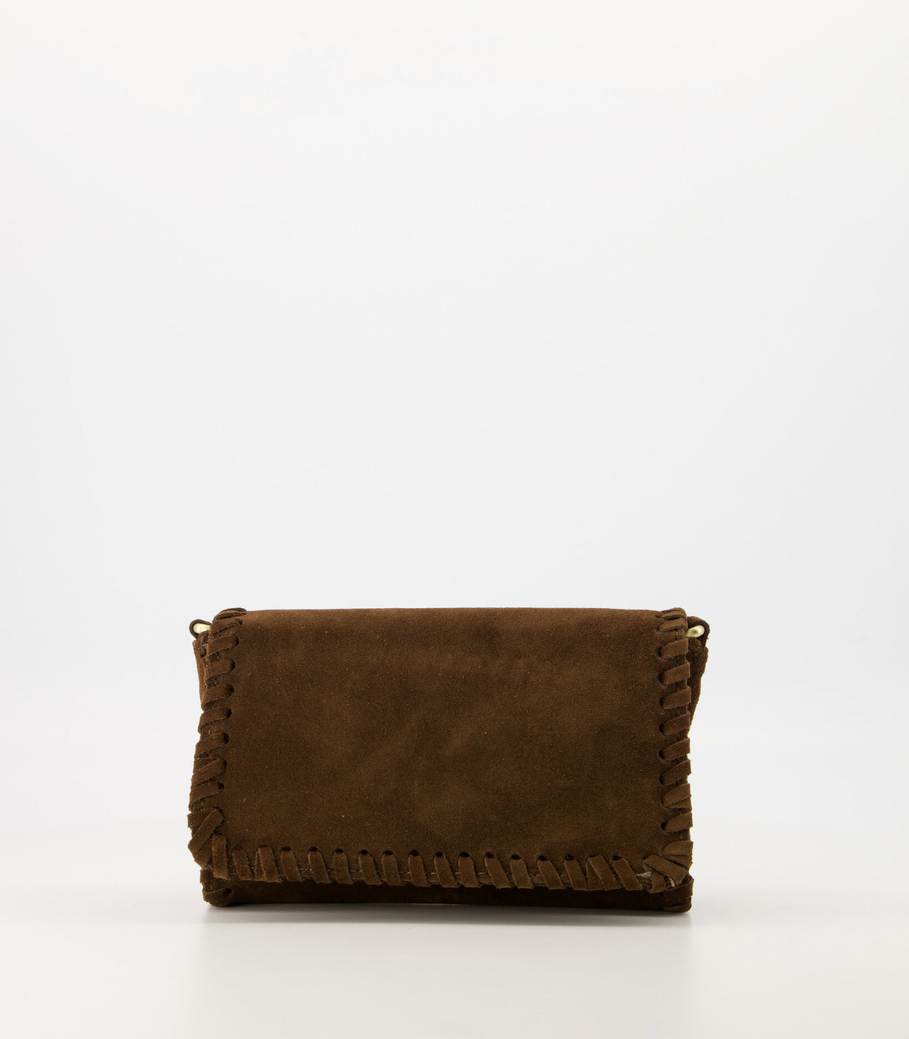 TAS ROMEE SUEDE - DONKERBRUIN