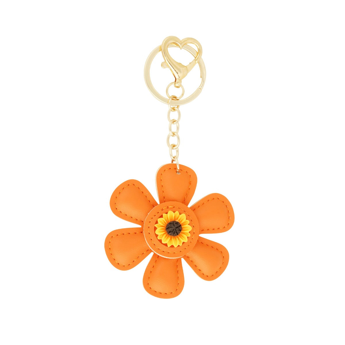 SLEUTELHANGER BLOEM ORANJE