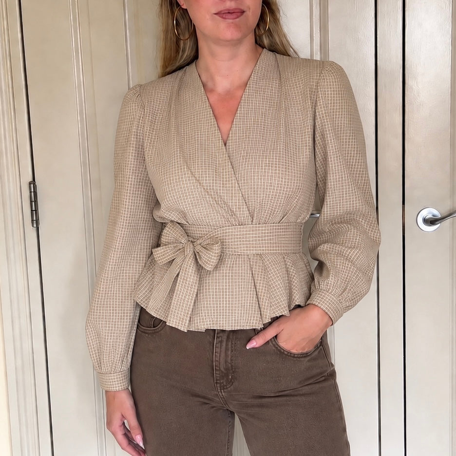 BLOUSE LOUELLA BEIGE CH410