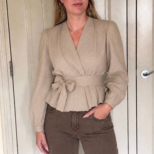 BLOUSE LOUELLA BEIGE CH410