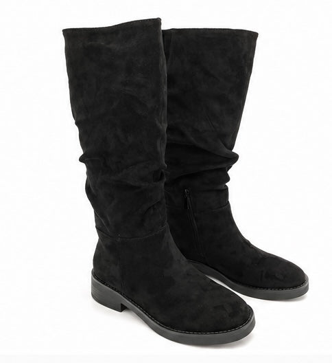 LAARZEN BRITT ZWART Kinaofashionboutique