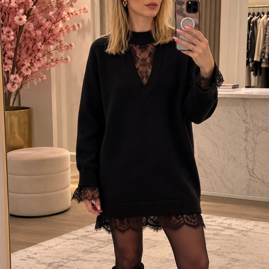 JURK NAOMI ZWART (PRE ORDER 8-11) Kinaofashionboutique