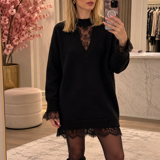 JURK NAOMI ZWART (PRE ORDER 8-11) Kinaofashionboutique