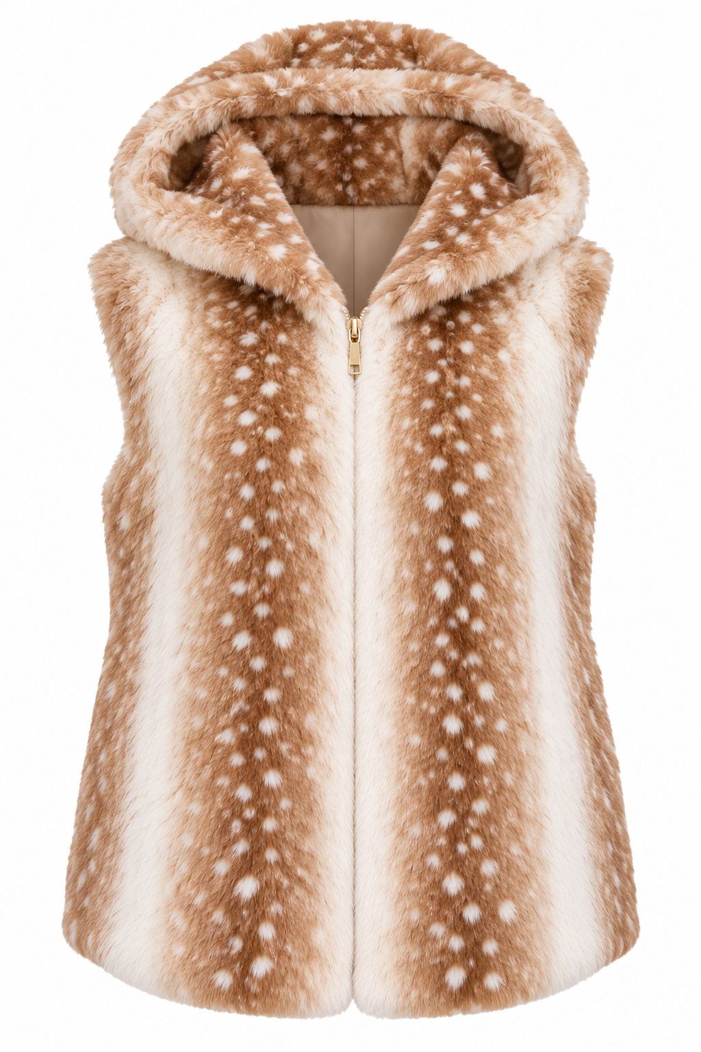 GILET BAMBI BEIGE Kinaofashionboutique