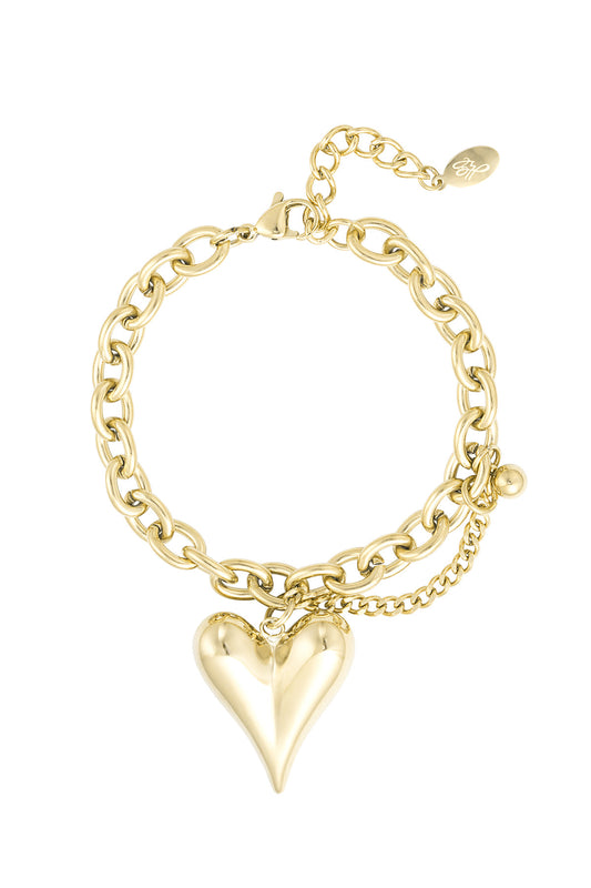 ARMBAND LOVE LIFE GOUD