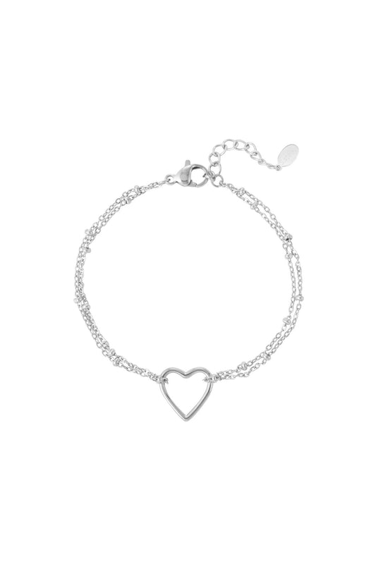 ARMBAND FLEUR ZILVER