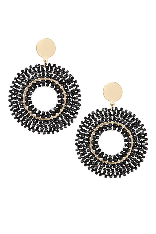 OORBELLEN BLISS ZWART