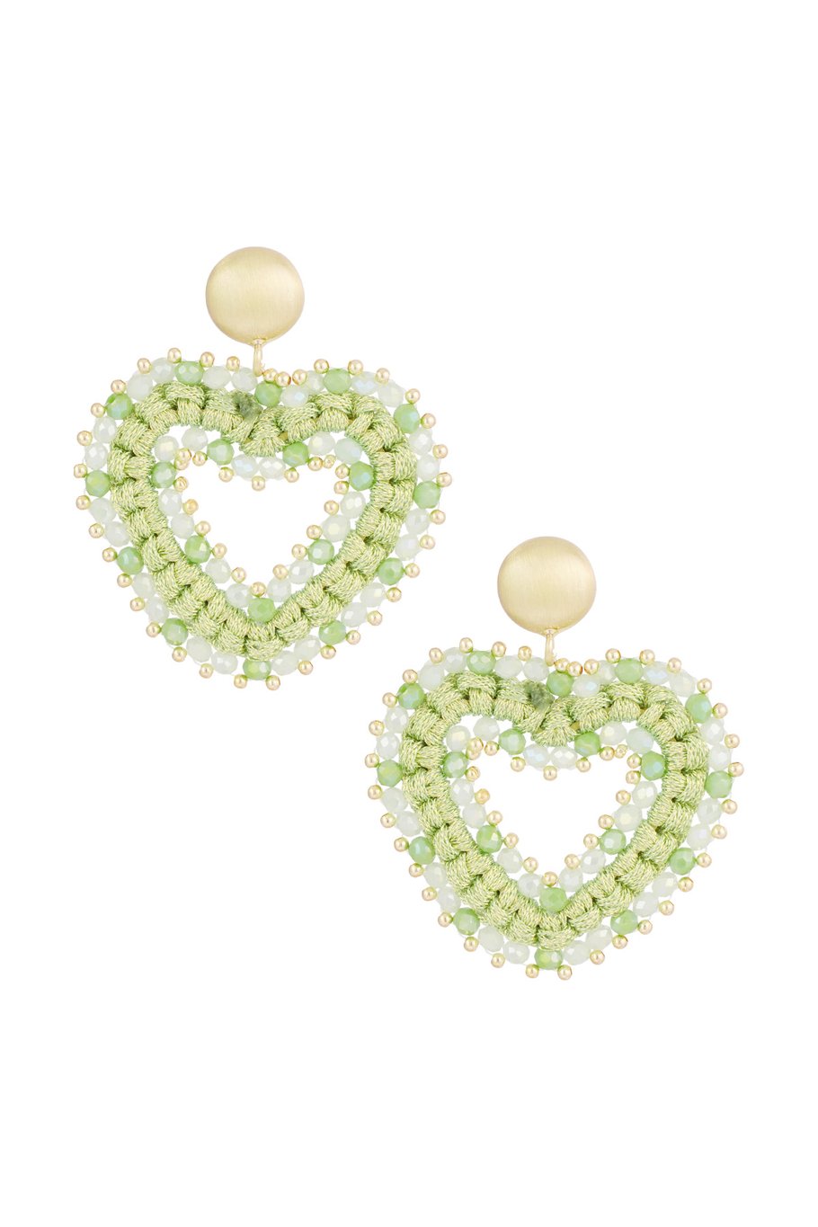 OORBELLEN LOVE ALL GROEN