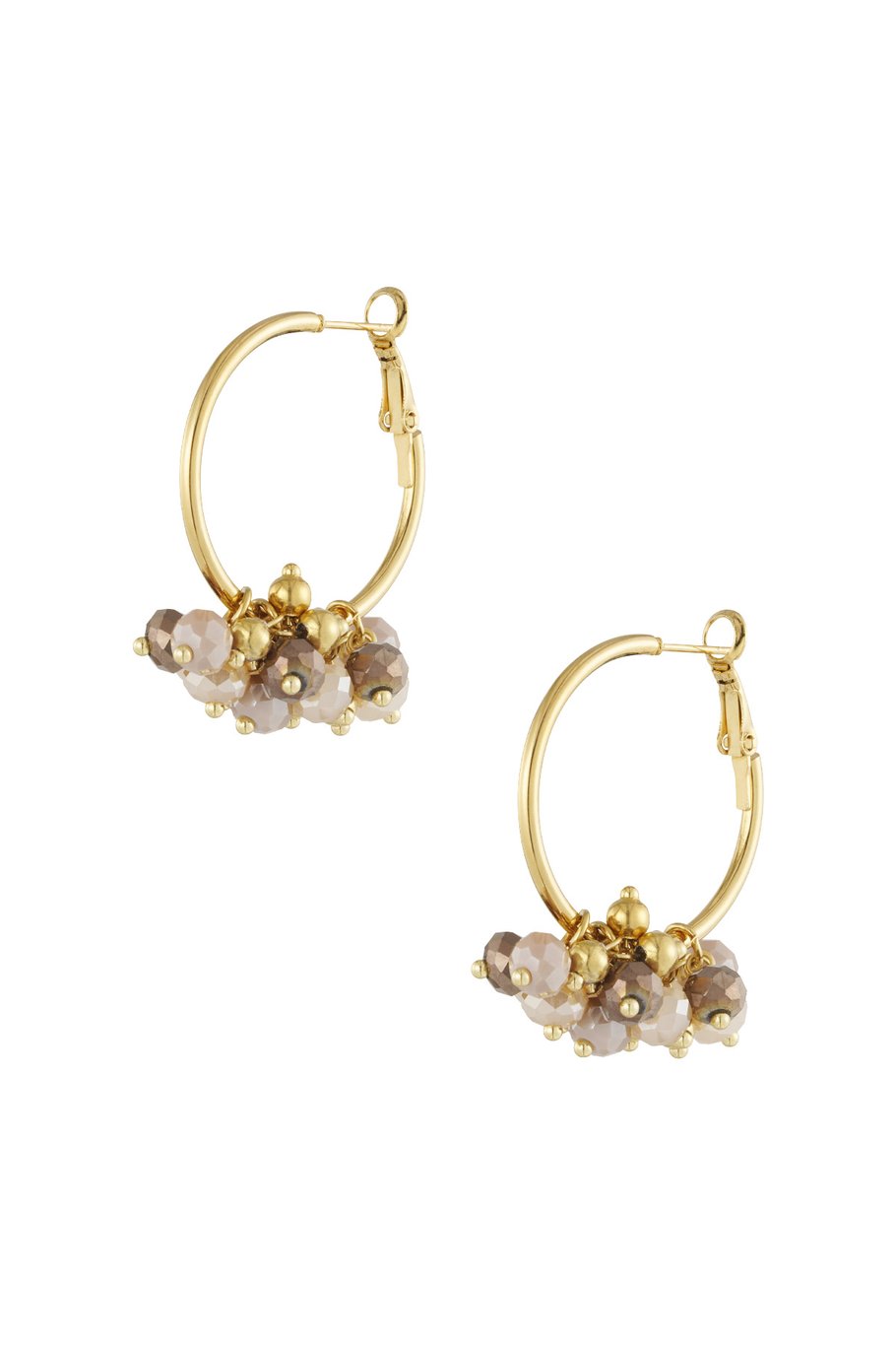 OORBELLEN BEAD IT UP BEIGE