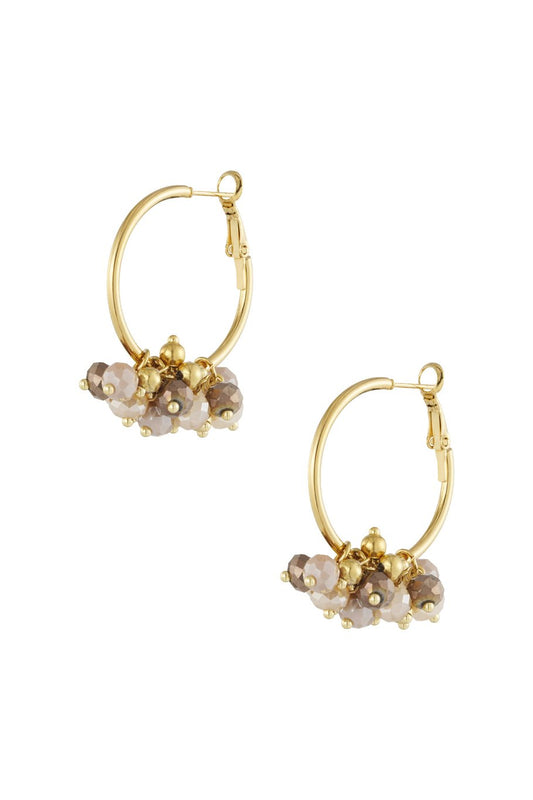 OORBELLEN BEAD IT UP BEIGE