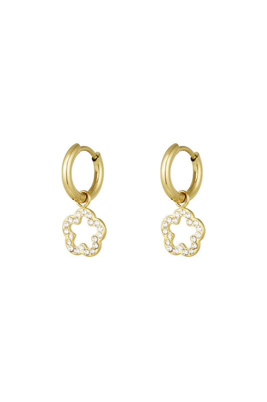 OORBELLEN SHIMMER GOUD