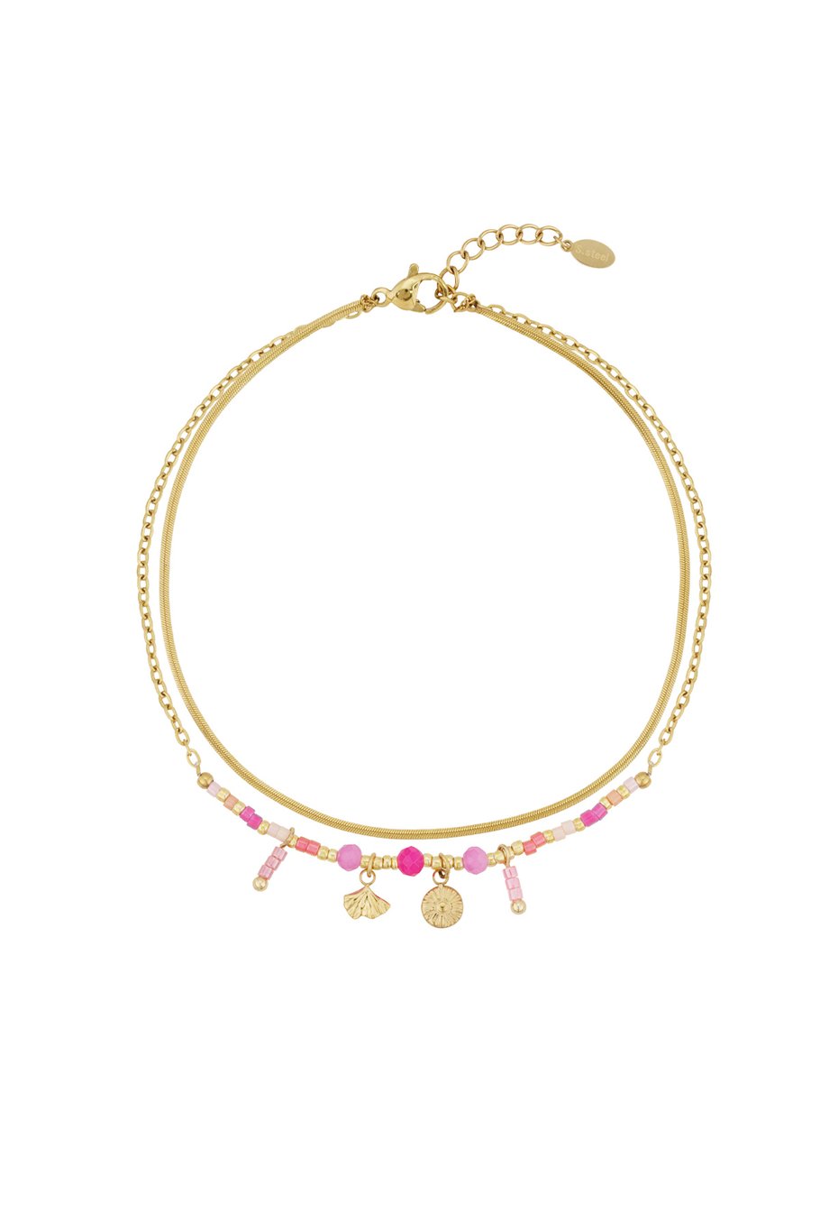 ENKELBANDJE CLASSY VIBE ROZE