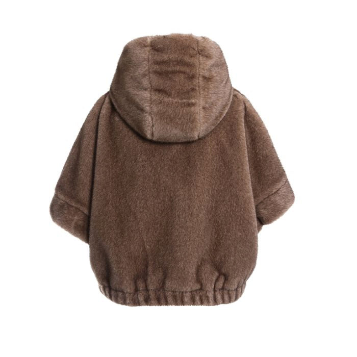 JAS FAUX FUR KHAKI