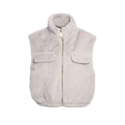 GILET FAUX FUR BEIGE