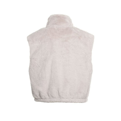 GILET FAUX FUR BEIGE