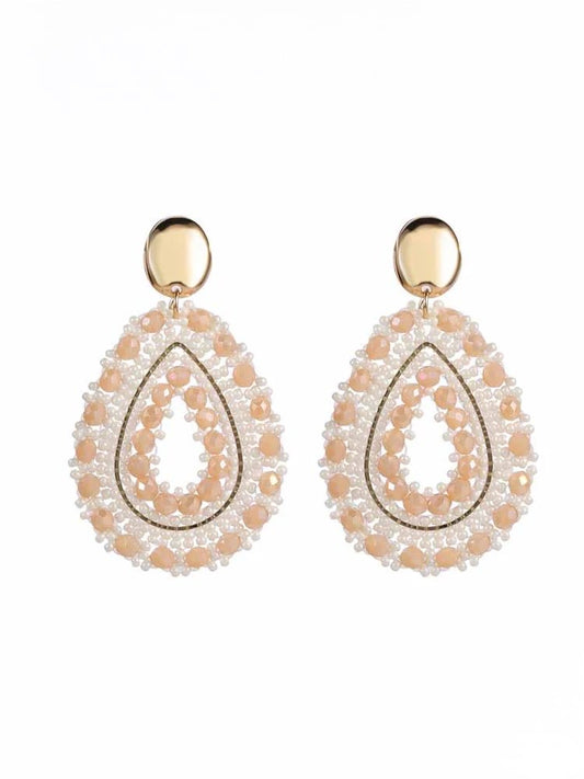 OORBELLEN CHARME BEIGE 6992