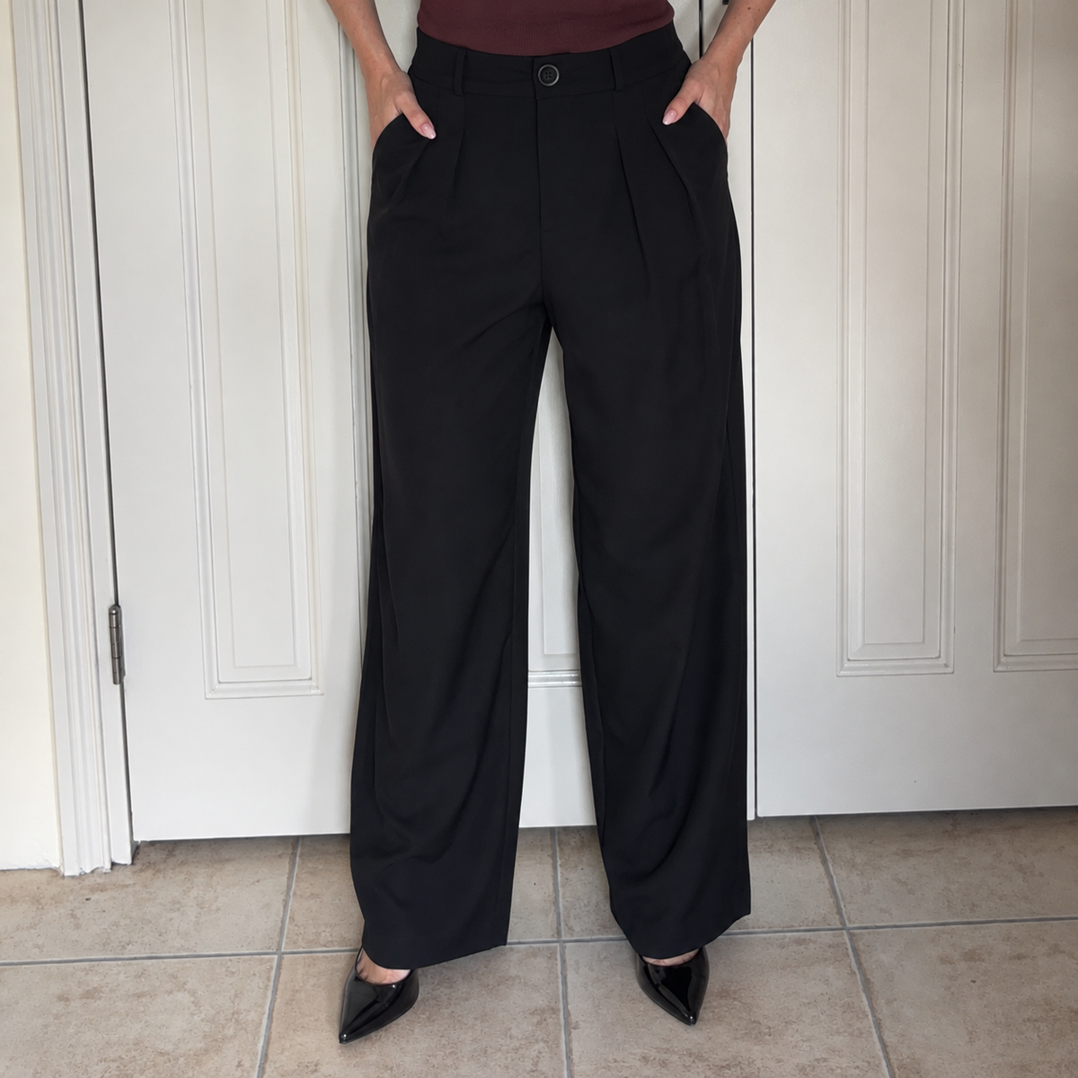 PANTALON JACKY ZWART