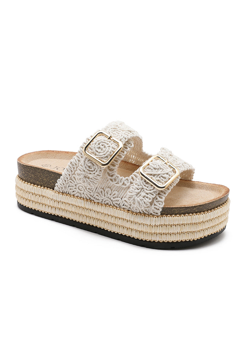SLIPPERS MACEY BEIGE