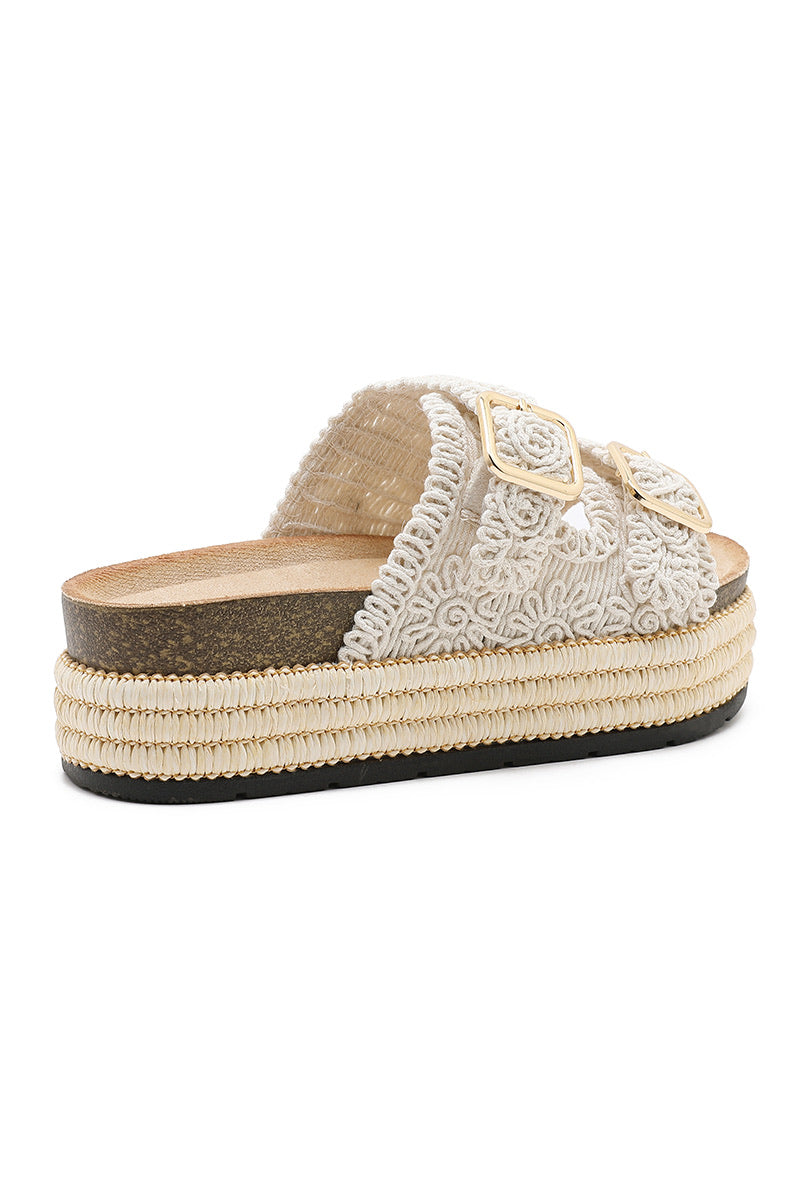SLIPPERS MACEY BEIGE