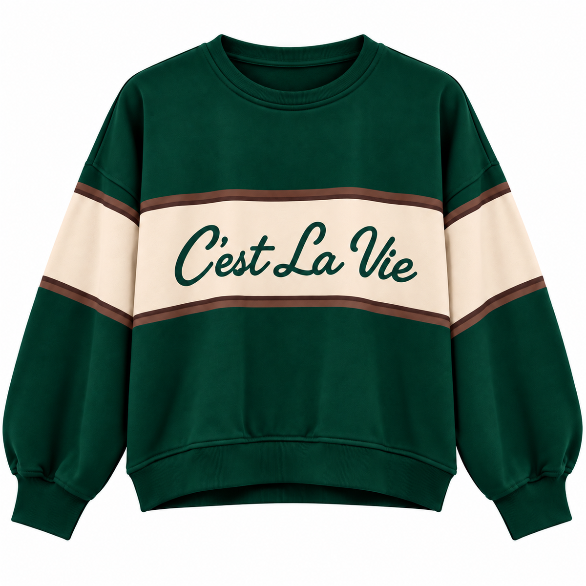 TRUI C’EST LA VIE GROEN - MOOIJ Kinaofashionboutique