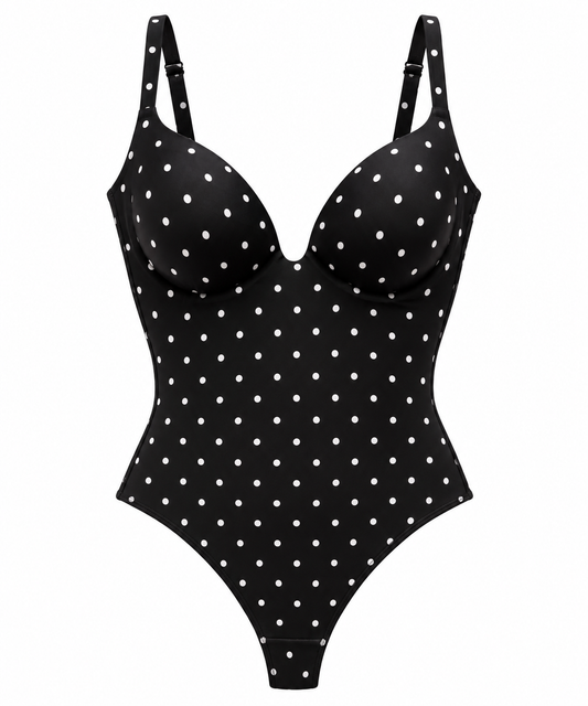 TOP SHAPEBODY POLKADOT Kinaofashionboutique
