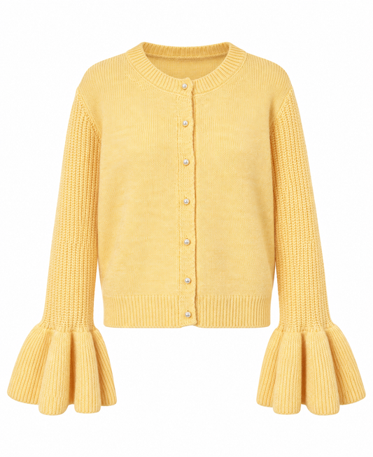 VEST ROMIE GEEL Kinaofashionboutique