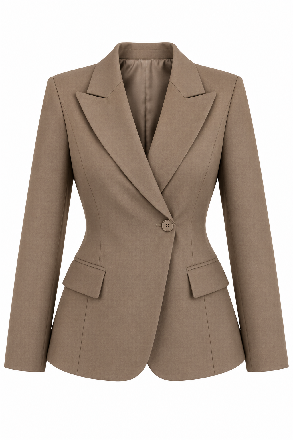 BLAZER ISABELLA CAMEL Kinaofashionboutique