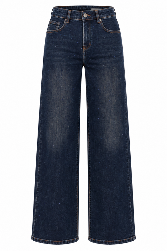 JEANS JENNY GLITTER WIDE LEG 8745 Kinaofashionboutique