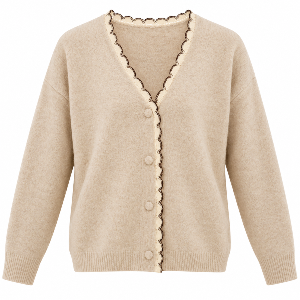 VEST BOBBIE CREME Kinaofashionboutique