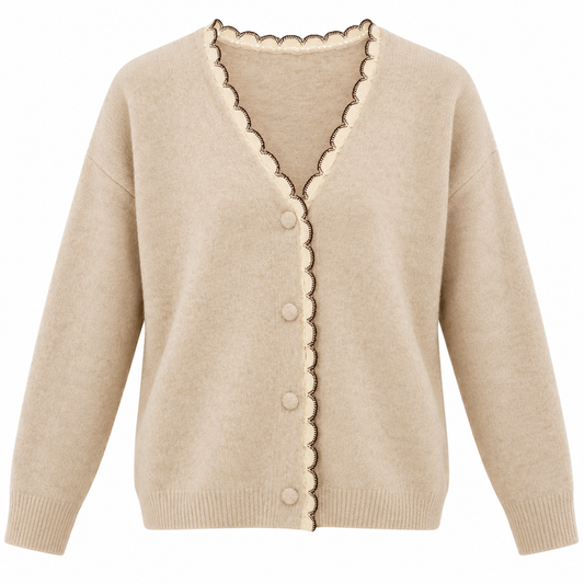 VEST BOBBIE CREME Kinaofashionboutique