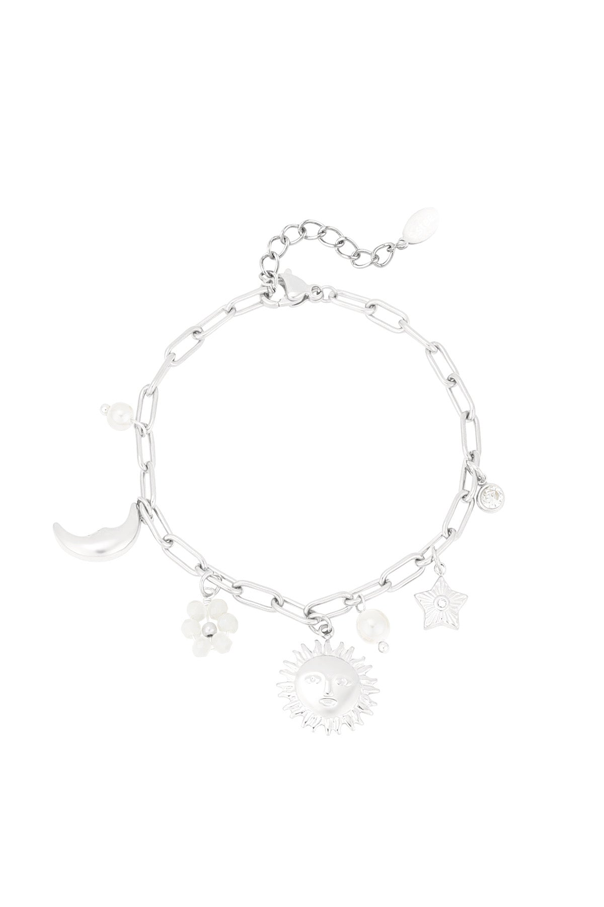 ARMBAND GLOW ZILVER