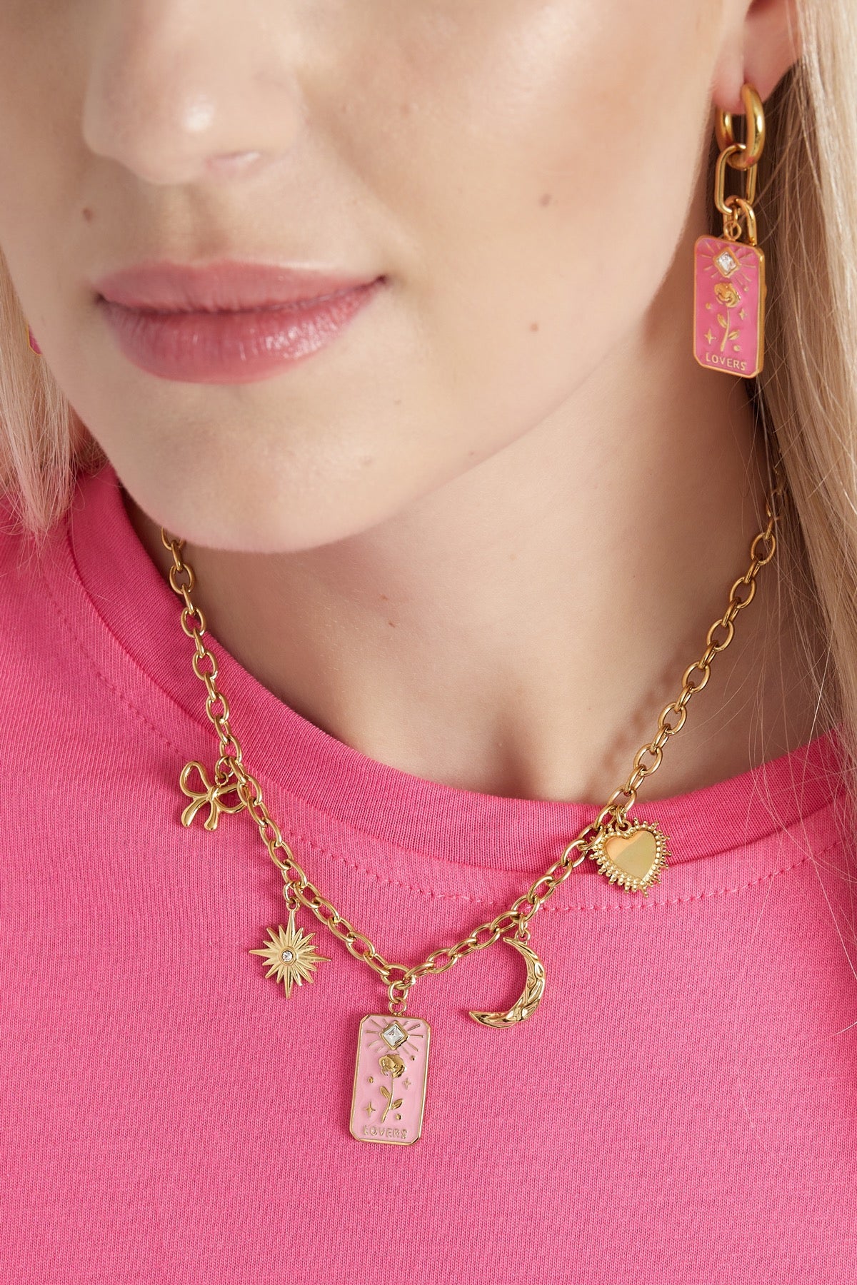 KETTING ROSE LOVERS GOUD