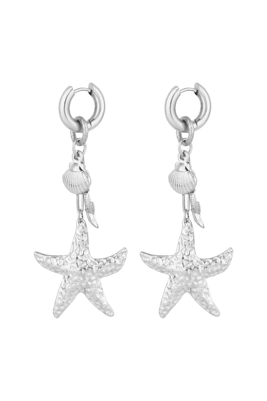 OORBELLEN LOVER OF THE SEA ZILVER