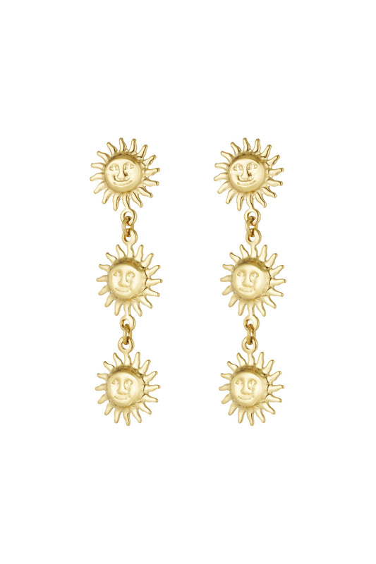 OORBELLEN SUNNY DAYS GOUD