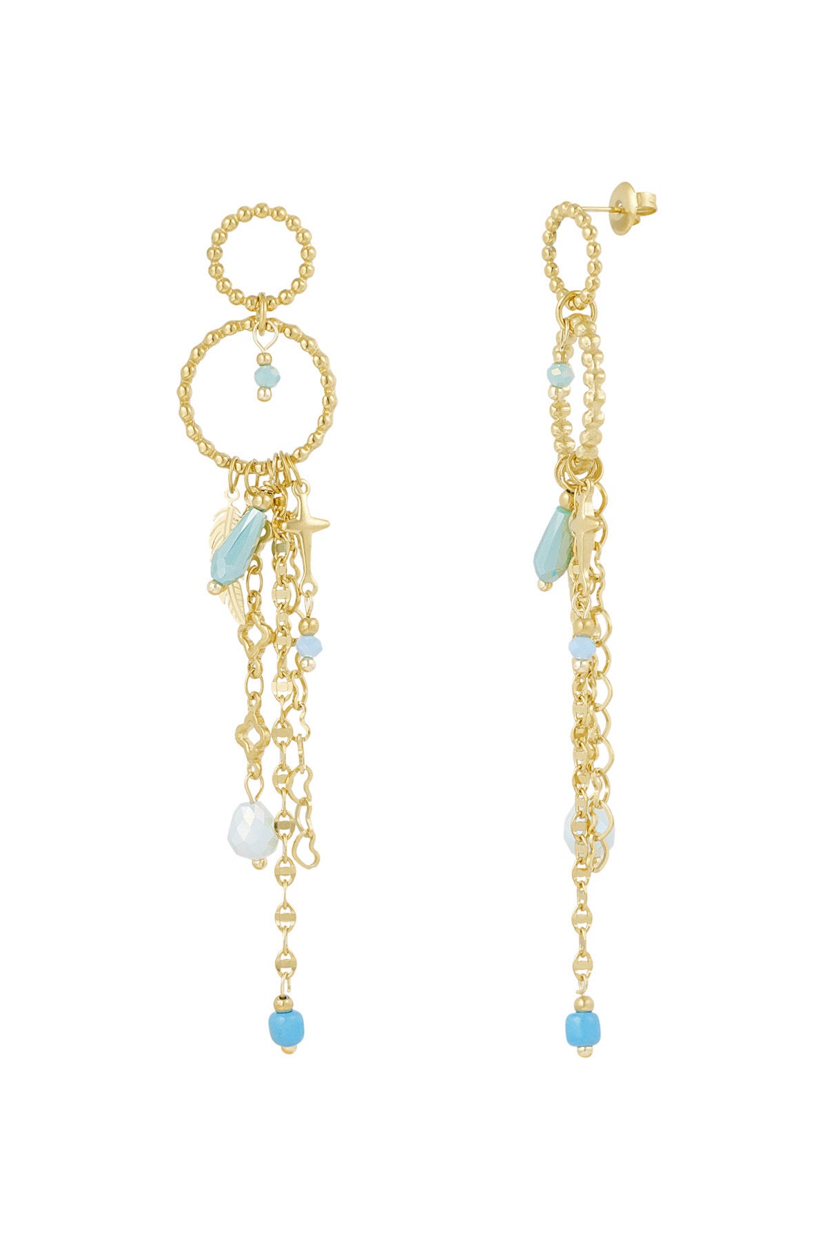 OORBELLEN SUMMER MADNESS BLAUW
