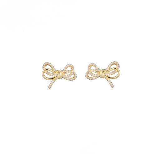 OORBELLEN STRIK BLING GOUD