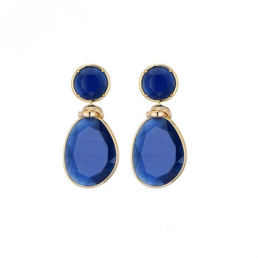 OORBELLEN LIVIA BLAUW